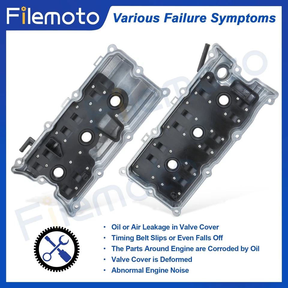 Cubierta de válvula de motor de aluminio con junta para 03-08 Infiniti G35 FX35 M35 Nissan 350Z Foto 4 de 4