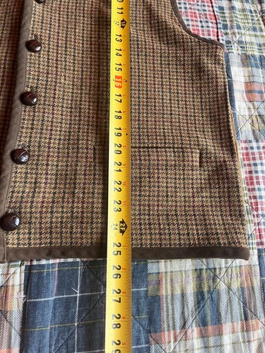 Orvis Outdoors 100% Wool Vest Men’s Size Large - Picture 6 of 8