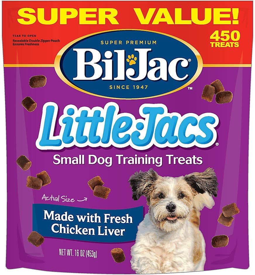 Bil Jac Little Jacs Small Dog Training Treats **FREE SHIPPING**