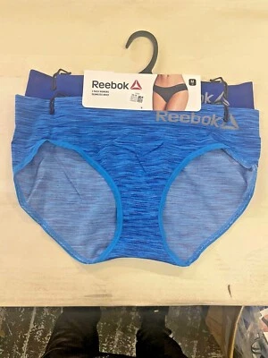 Reebok Womens Seamless Brief ALLIE 2PK cobalt/ Bright xs,s,m,l