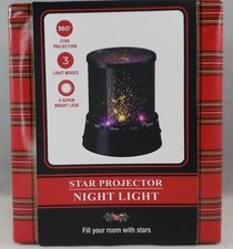 Star 360 Projection Night Light Color Changing 3 LED Modes