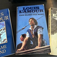 Lot of 10 Louis LAmour, paperback Western Books. Vintage Book Lot of 10