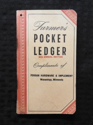 1952 John Deere Fossan Hardware & Implement Wanamingo MN Minnesota Taschenbuch - Bild 1 von 4