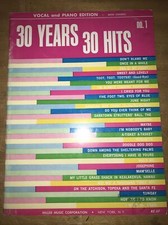 30 years 30 Hits No 1   miller music corporation       music 4c