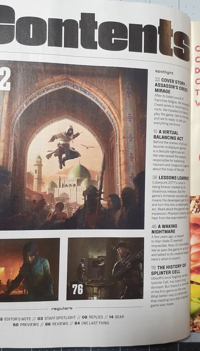 Game Informer Magazine Issue 359 Assassin's Creed Mirage