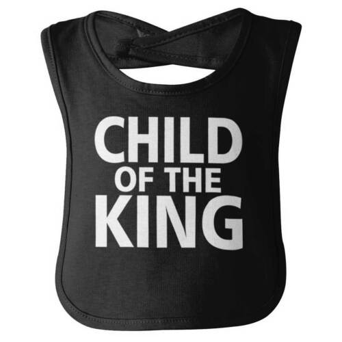 Child Of Jesus King Christian Religious Cute Newborn Baby Boy Girl Drooler Bibs - Picture 1 of 10