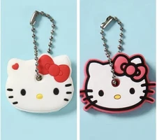 Disney 2 PCS CUTE Hello Kitty KEY COVER KEYCHAIN *US Seller*