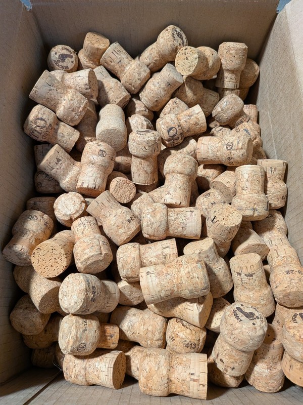 Used CHAMPAGNE/ Sparkling Wine Corks (160 corks)