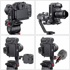 DSLR Camera L Bracket Vertical Horizontal Switching Tripod Quick Release Plate