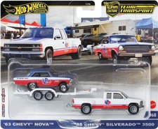 2024 Hot Wheels Team Transport 1963 Nova 1988 Chevy SIlverado 3500 MIX C