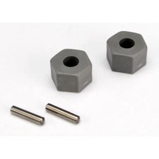 Traxxas 3654 Front 12mm Hex Hubs w/Pins Stampede 2WD, Slash 2WD, Rustler, Skully