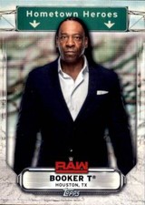 2019 Topps WWE Raw Wrestling Hometown Heroes #HH-9 Booker T