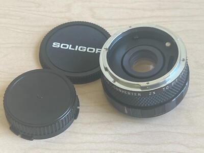 SOLIGOR C/D 7 AUTO TELE CONVERTER 2X TO FIT CANON FD