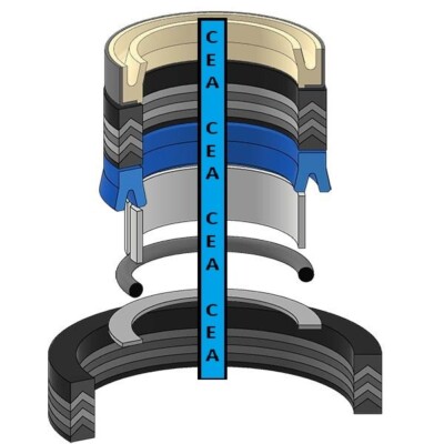 251038 Stabilizer Cylinder Seal Kit Fits Ford 340 340A 445 540 540A 545 ...