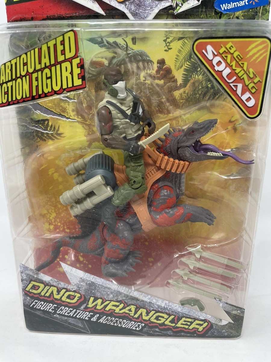 Lanard Primal Clash Dino Wrangler Trimetrodon with Titan MOC