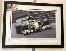 Jenson Button *Signed* - 2009 Brawn GP - Ray Goldsbrough
