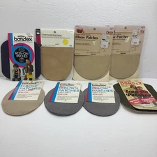 Dritz Bondex ELBOW PATCHES Vintage Lot of 8 Pkg's Suede other New Old Stock