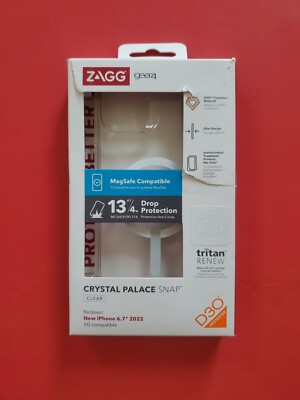 ZAGG Gear4  Crystal Palace Case for MagSafe for Apple iPhone 15/14 Plus - Clear