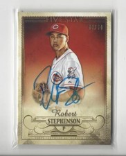2016 Topps Five Star Gold Robert Stephenson Rookie AUTOGRAPH Reds /50 