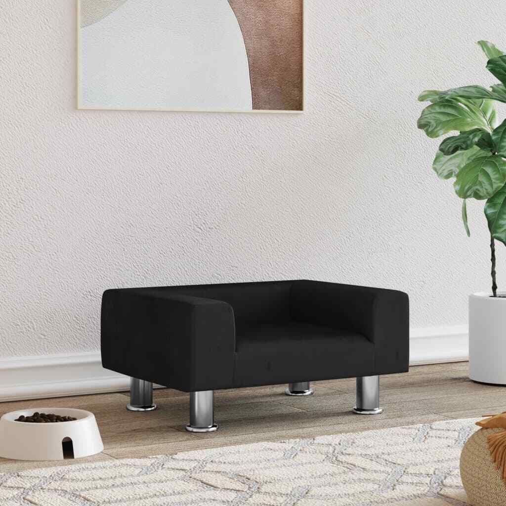 Hundebett Körbchen Hundesofa Hundesofa Hundecouch Haustierbett Samt vidaXL