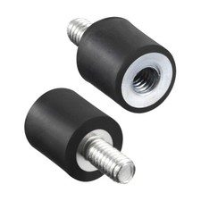4 Pack M4 Thread Male Female Rubber Mounts Vibration Isolators 10mm x 10mm