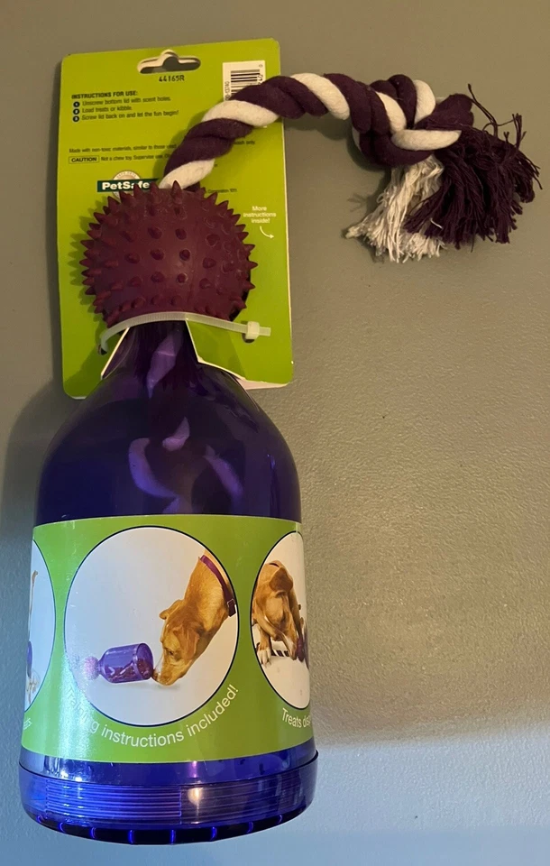 Busy Buddy Tug a Jug perro golosinas dispensador rompecabezas juguete mediano/grande Foto 2 de 2