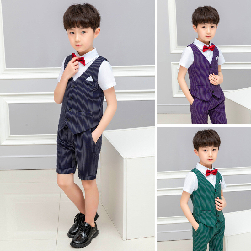 3 piece boy suit