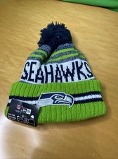 Seattle Seahawks New Era Pom Knit Beanie