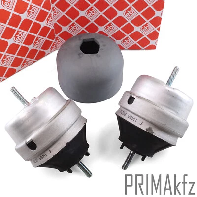 2X FEBI Support Moteur Hydraulique L + R Pour AUDI A4 A6 Skoda VW Passat B5 - Photo 1/2