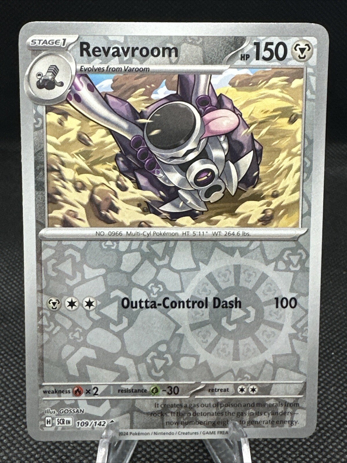 Pokemon - Revavroom - 109/142 - Reverse Holo - Stellar Crown - NM/M