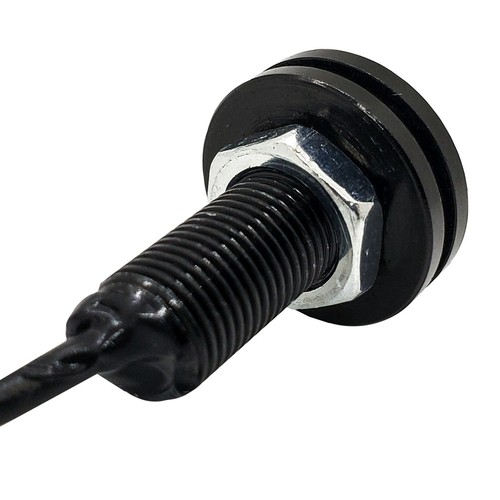 2X 5/8 Inch Black 22mm Bolt Beam Green LED with 20ft. AWG #26 Wire Truck RV UTV - Picture 5 of 10