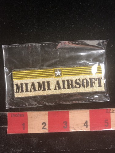 MIAMI AIRSOFT Advertising Patch O98O