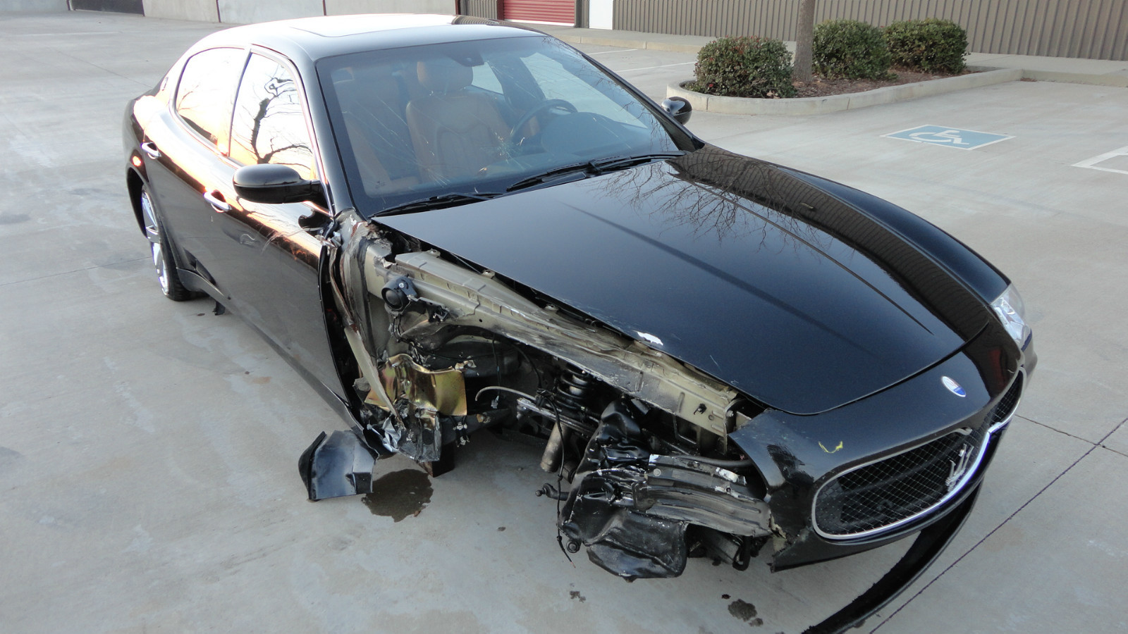 Maserati Quattroporte, Rear Trunk Carpet Center Panel, P/N 981306306