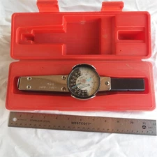 PROTO 6169A Dial Torque Wrench 1/4" drive 0-75 in. Lb. inch pounds