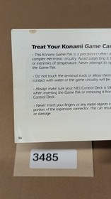 Castlevania - Nintendo NES- Manual Only **NO GAME