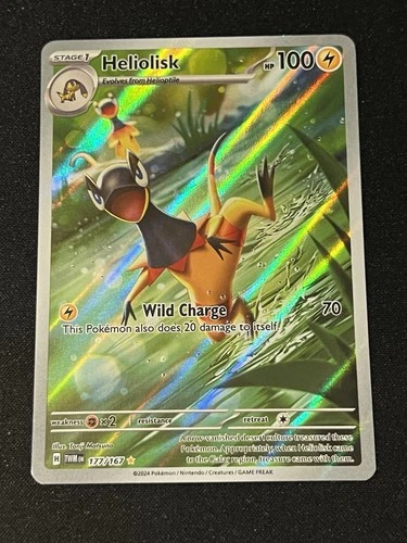 Heliolisk 177/167 Sv06: Twilight Masquerade Holo - TCG Pokemon Card