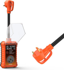 30 Amp RV Surge Protector 14,000J with Smart LED Display Real-Time Voltage/Cur