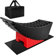 Car Tire Change Ramp 6.3" Tire Lift, 1 Pc Travel Trailer Tire Change Ramp, Curve