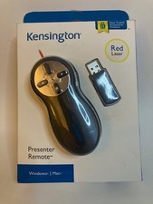Kensington Wireless Presenter Red Laser Pointer Windows/Mac NEW K33374USB