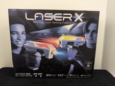 Laser X Two Player Laser Tag Blaster Gaming Set New Sealed