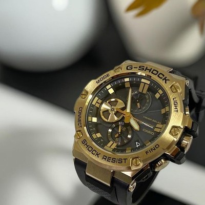 G Shock Pair G SHOCK Casio Men s Watch GST B100GB 1A9JF Solar G Steel Bluetooth