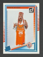 2025 Panini  Donruss WNBA Basketball Cards #92 Saniya Rivers - Connecticut RC