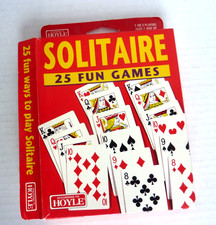 Hoyle Solitaire Card Game Kit 25 Fun Games New opened Box