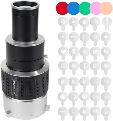 Optical Bowens Mount Projector Attachment Spotlight Conical Optical Snoot