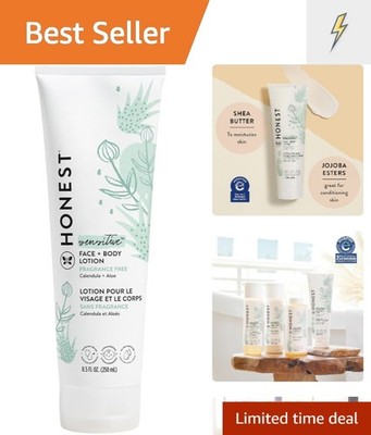Hydrating Face and Body Lotion, Fast Absorbing, Naturally Derived, Hypoallerg...