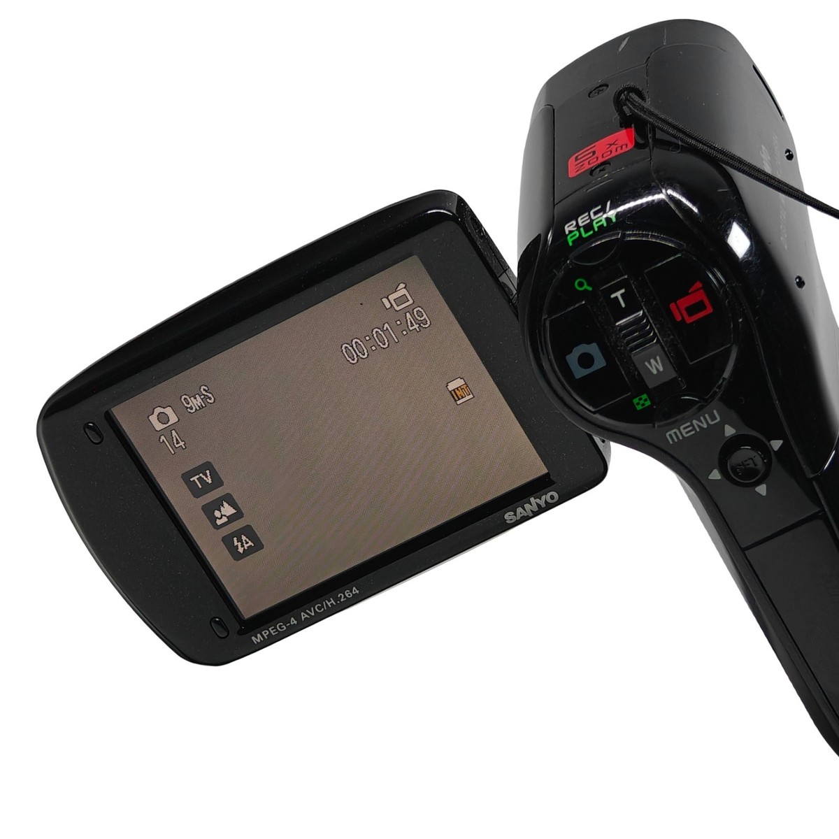 Sanyo Xacti VPC-CG9 9.1MP Compact Camcorder 9.1MP CMOS Standard