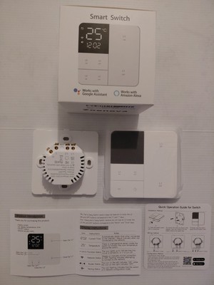 Smart Scene Wifi Wandschalter Thermostat Display für Alexa & Google 
