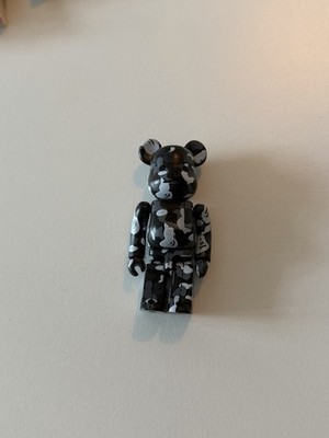 Bearbrick Bape 100% A Bathing Ape Schwarz grau