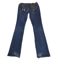 Miss Me Women’s Signature Boot Cut Jeans Size 32 (32x31) Embellished READ