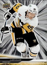 2024-25 Upper Deck #381 Lars Eller Silver Outburst Pittsburgh Penguins.